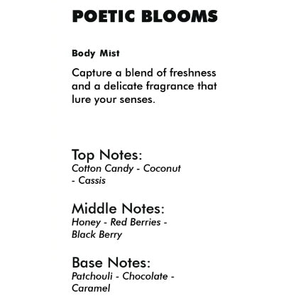 Gulf Orchid Poetic Blooms Body Mist 250ml